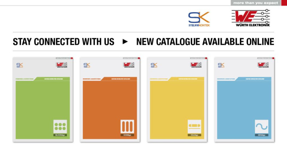 Würth Elektronik Stelvio Kontek New Catalogs 2015 